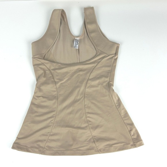 Maidenform Control Shapewear Wear‎ Your Own Bra Open Bust Torsette 1866 Beige XL - Picture 5 of 13